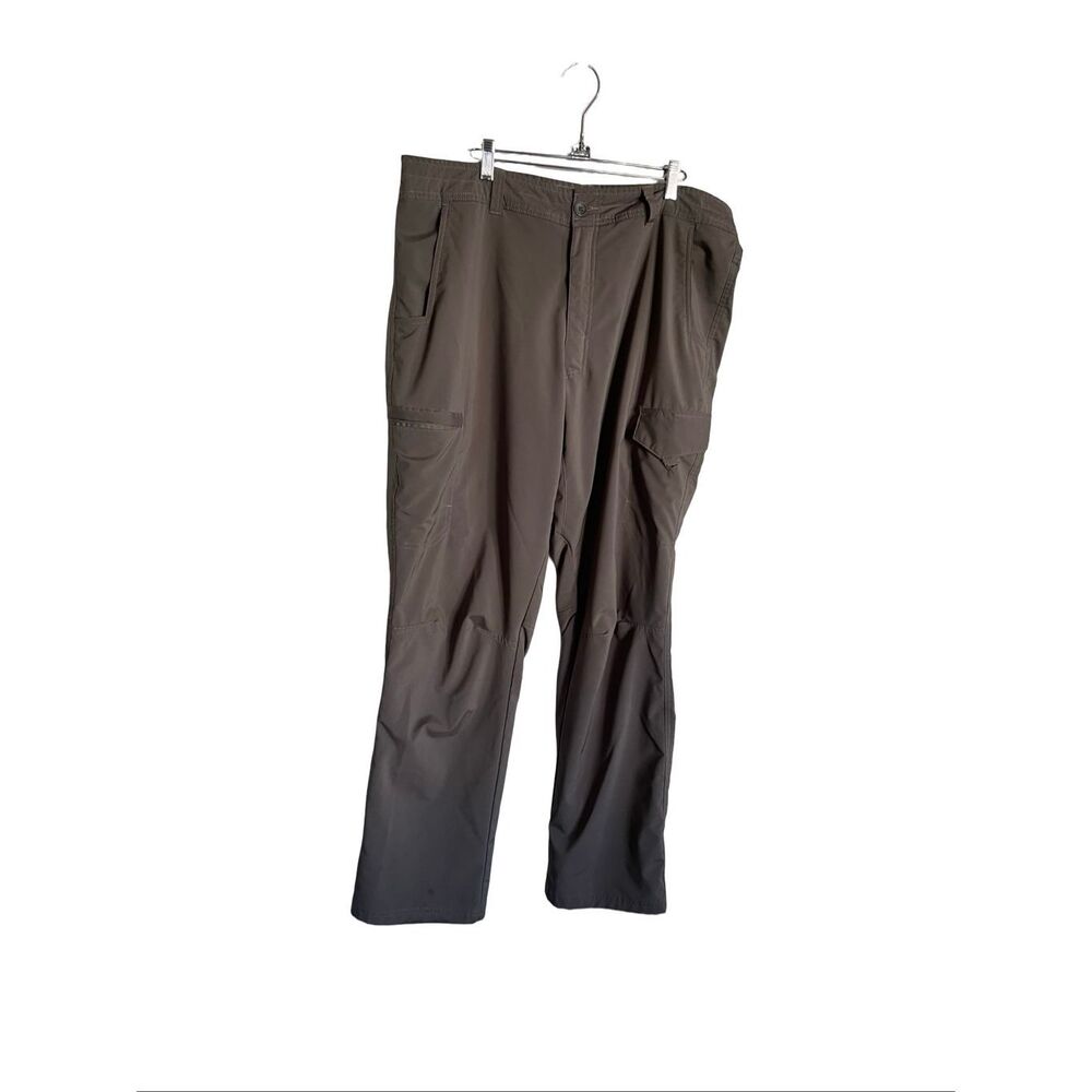 Pacific Trail Mens Brown Straight Leg Stretch Hiking Cargo Pants Size 40/32